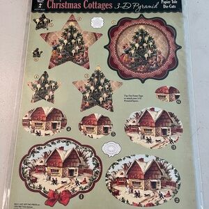 Green and Red Arts & Crafts Office Set. Two sheets